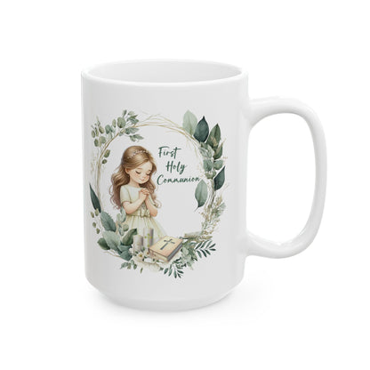 First Holy Communion day Ceramic Mug, (11oz, 15oz)