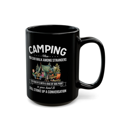 Chibi Camping Fun  Ceramic Mug, (11oz, 15oz)