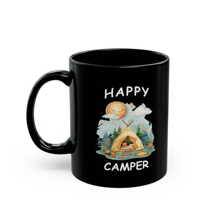 Happy Camper Ceramic Mug, (11oz, 15oz)