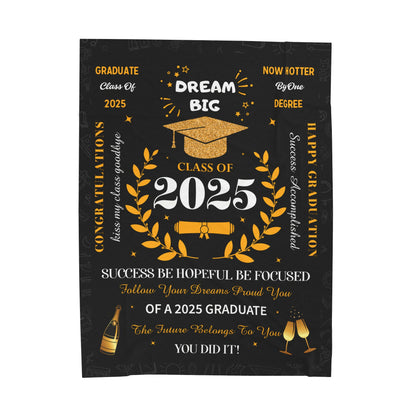 Dream Big Class Of 2025  Blanket