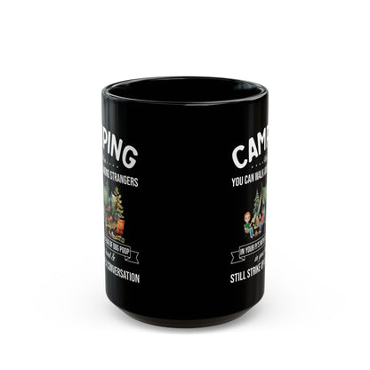Chibi Camping Fun  Ceramic Mug, (11oz, 15oz)
