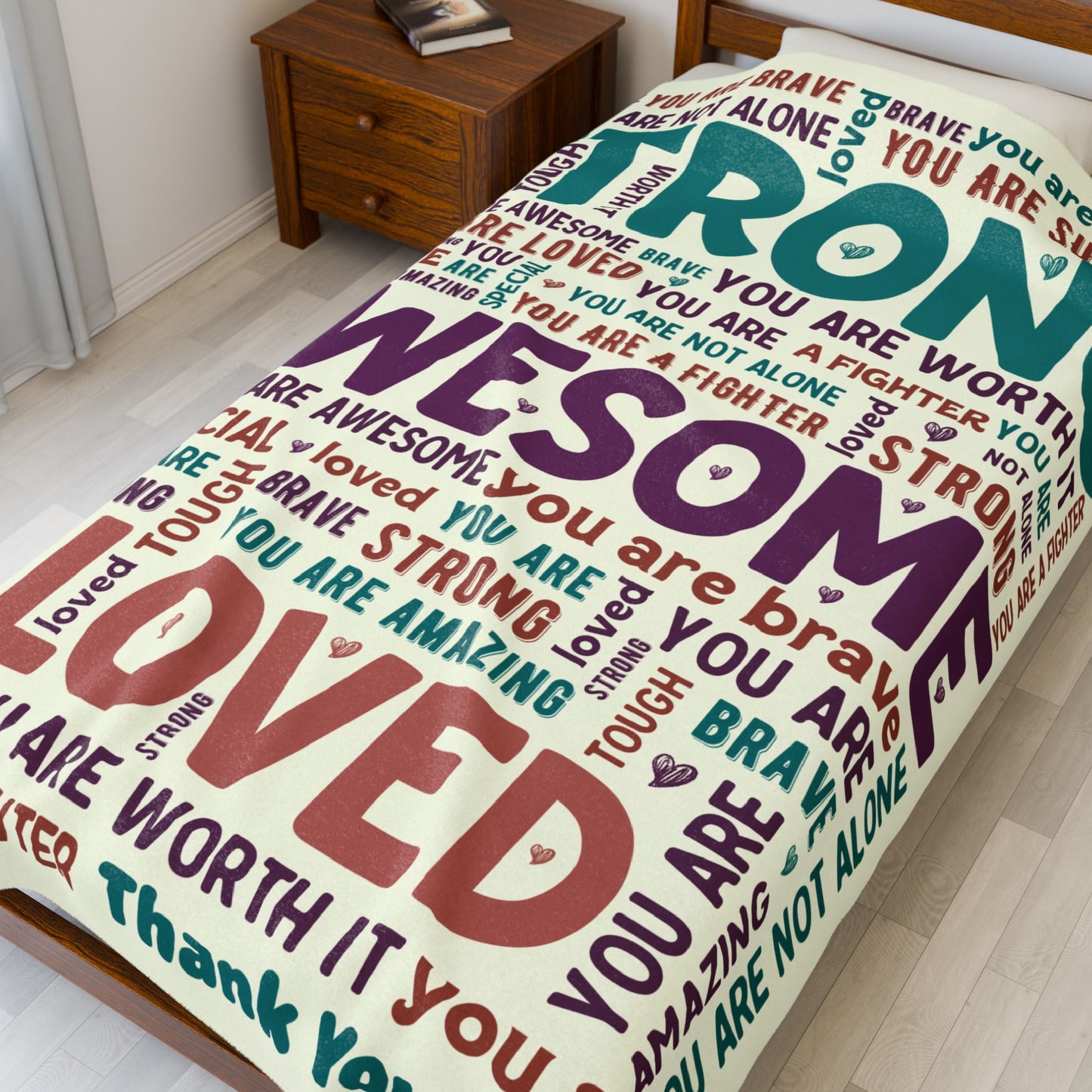 Strong Awesome Loved Blanket