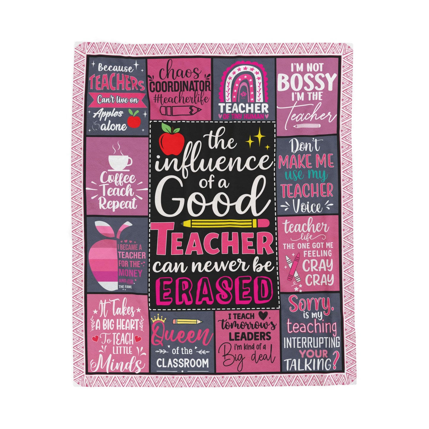 Teacher Gifts for Women  Affirmation Blanket Description Velveteen Plush Blanket