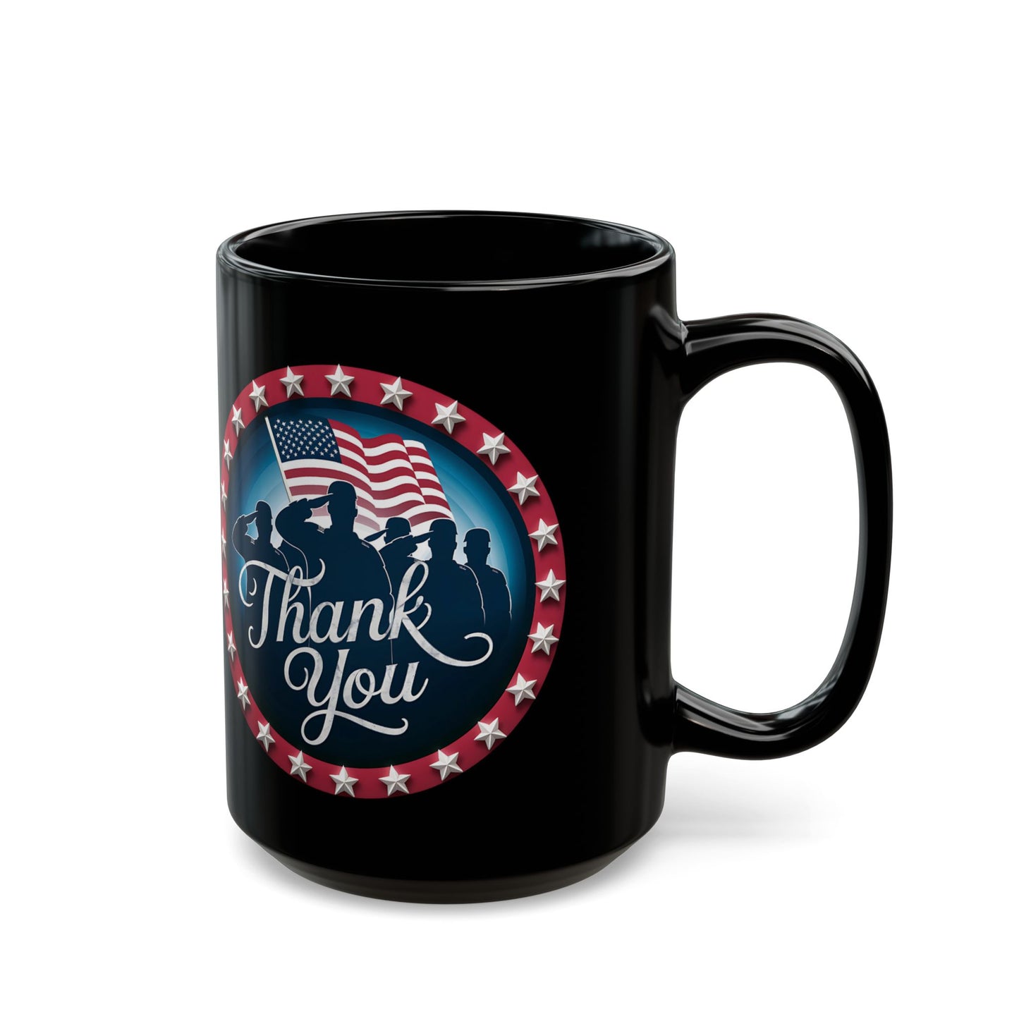 Thank You Black Mug (11oz, 15oz)