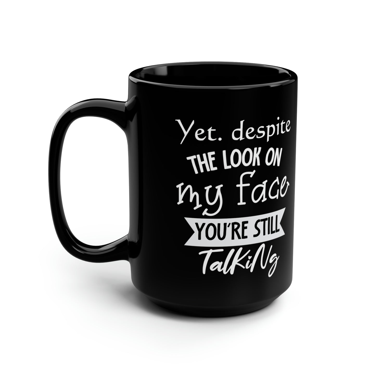 Black Coffee Mug – Funny and Bold Gift for Sarcasm Lovers