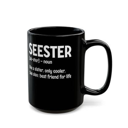 Seester Black Mug (11oz, 15oz)