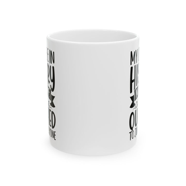 Promoted to Grandma Est 2025 White Mug, (11oz, 15oz)