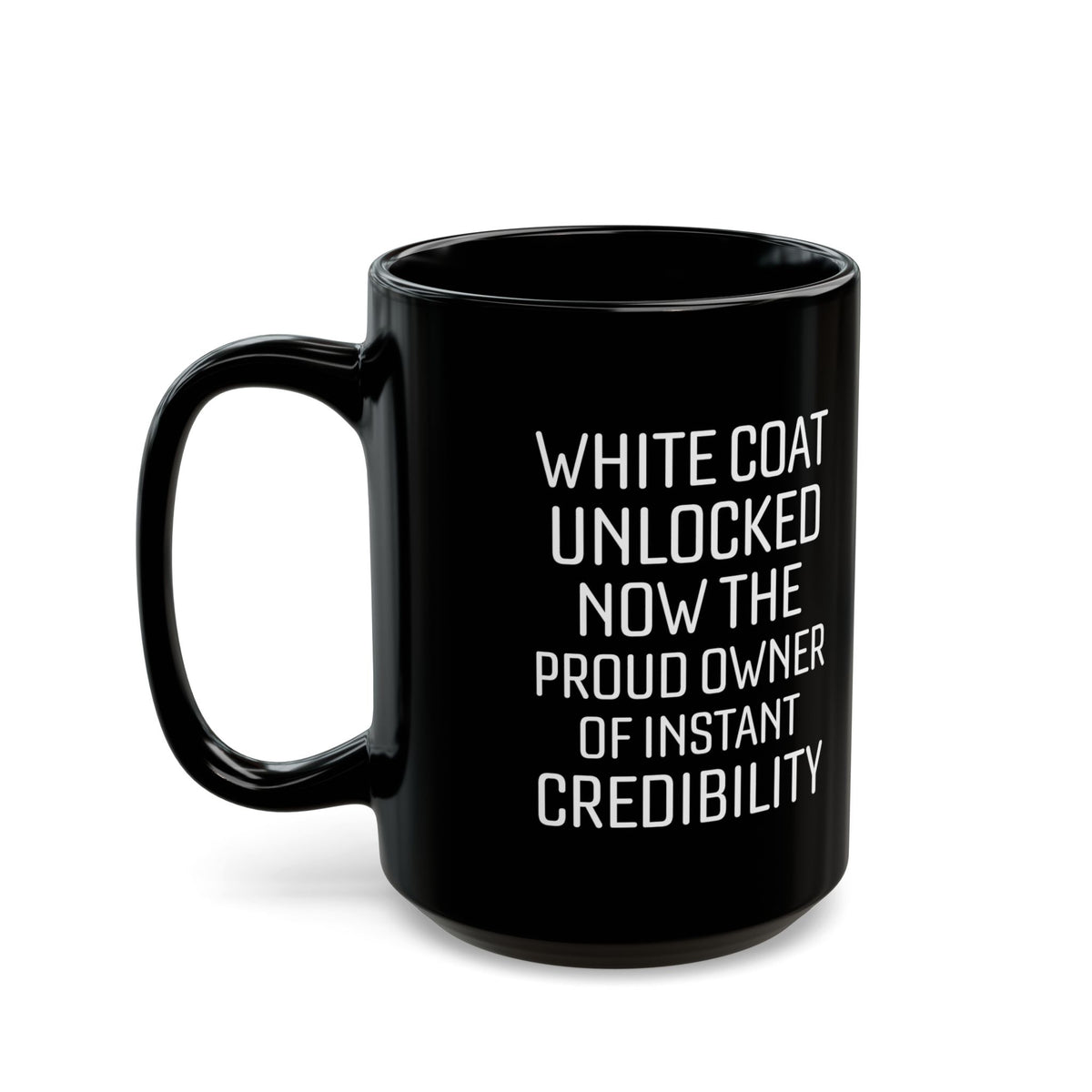 White Coat Unlocked Mug – Funny Medical School Graduation Gift for Doctors, Med Students