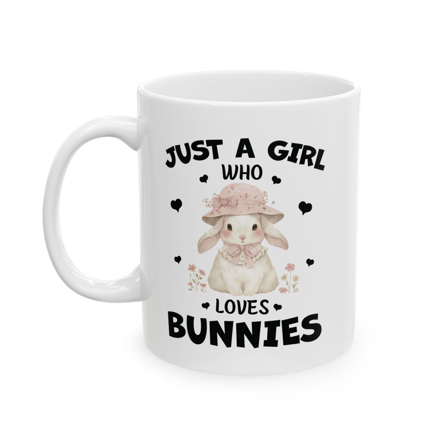Just a Girl Who Loves Bunnies Mug – Cute Bunny Lover Gift