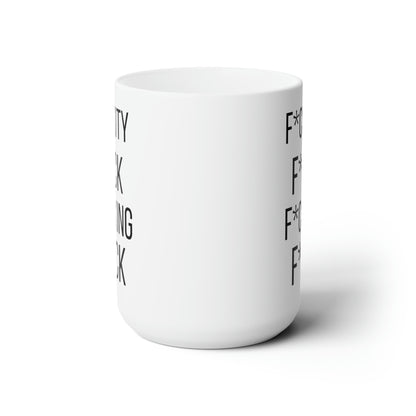 Fckity Fck Coffee Mug – Funny Swear Word Cup Sarcastic Gag Gift for Friends & Coworkers