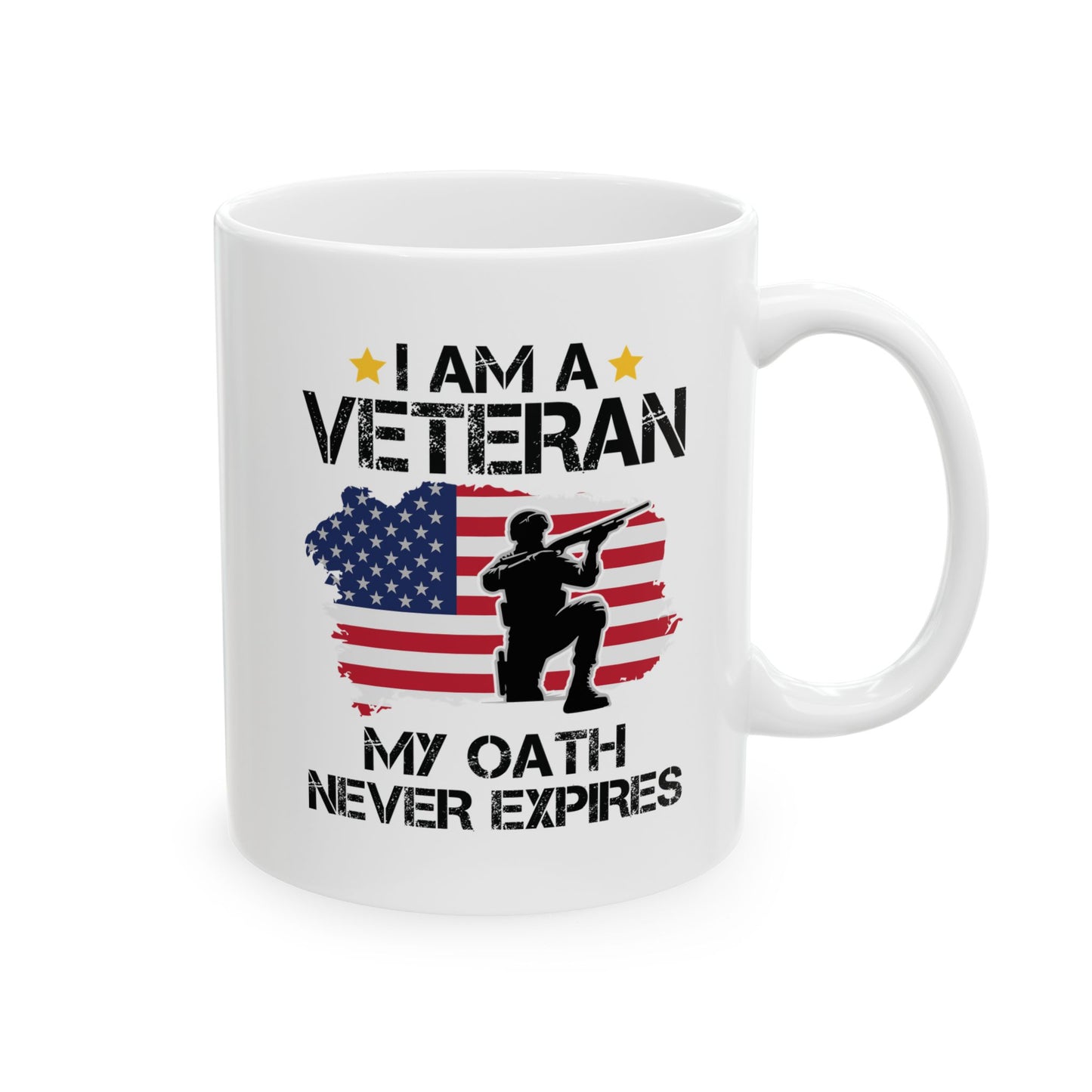 I am Veteran  Mug, (11oz, 15oz)