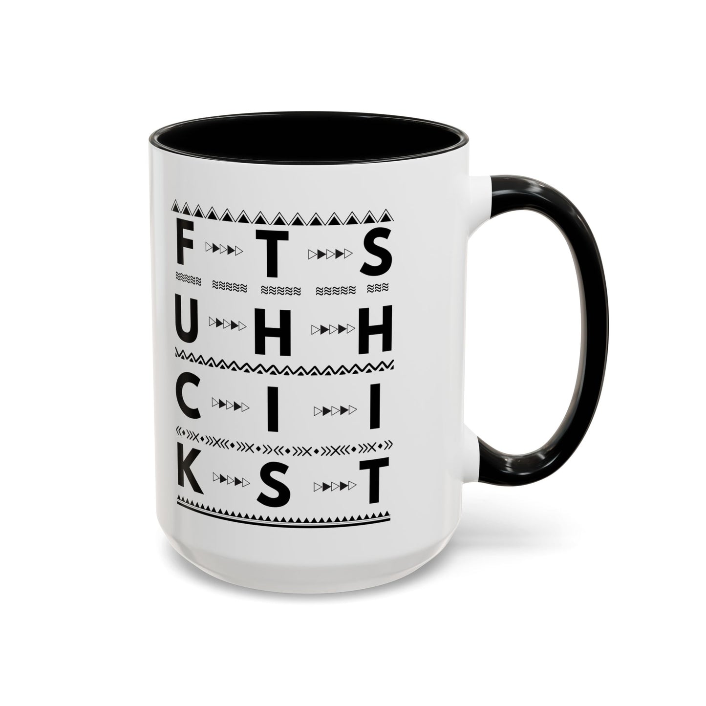 Hidden Message Coffee Mug Fuck This Shit 1 Accent Coffee Mug (11, 15oz)
