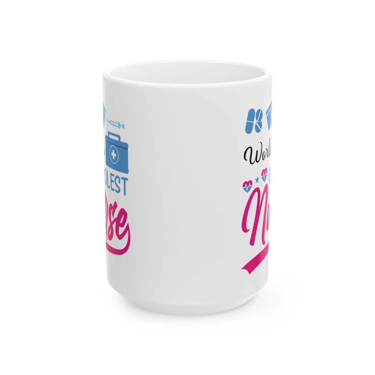 World's COOLEST 11oz & 15oz  White mug