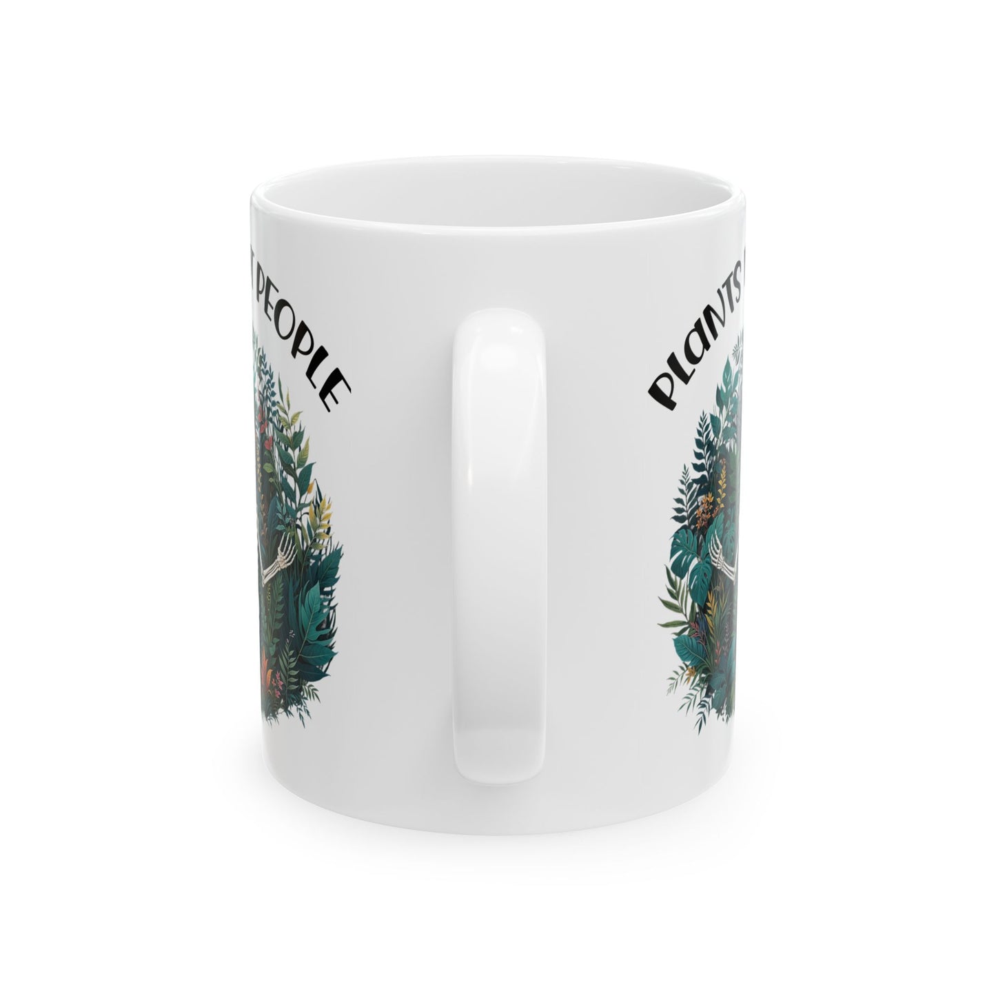 Give a Gift to a Plant Introvert – Plants Not People Mug White Ceramic Coffee Cup