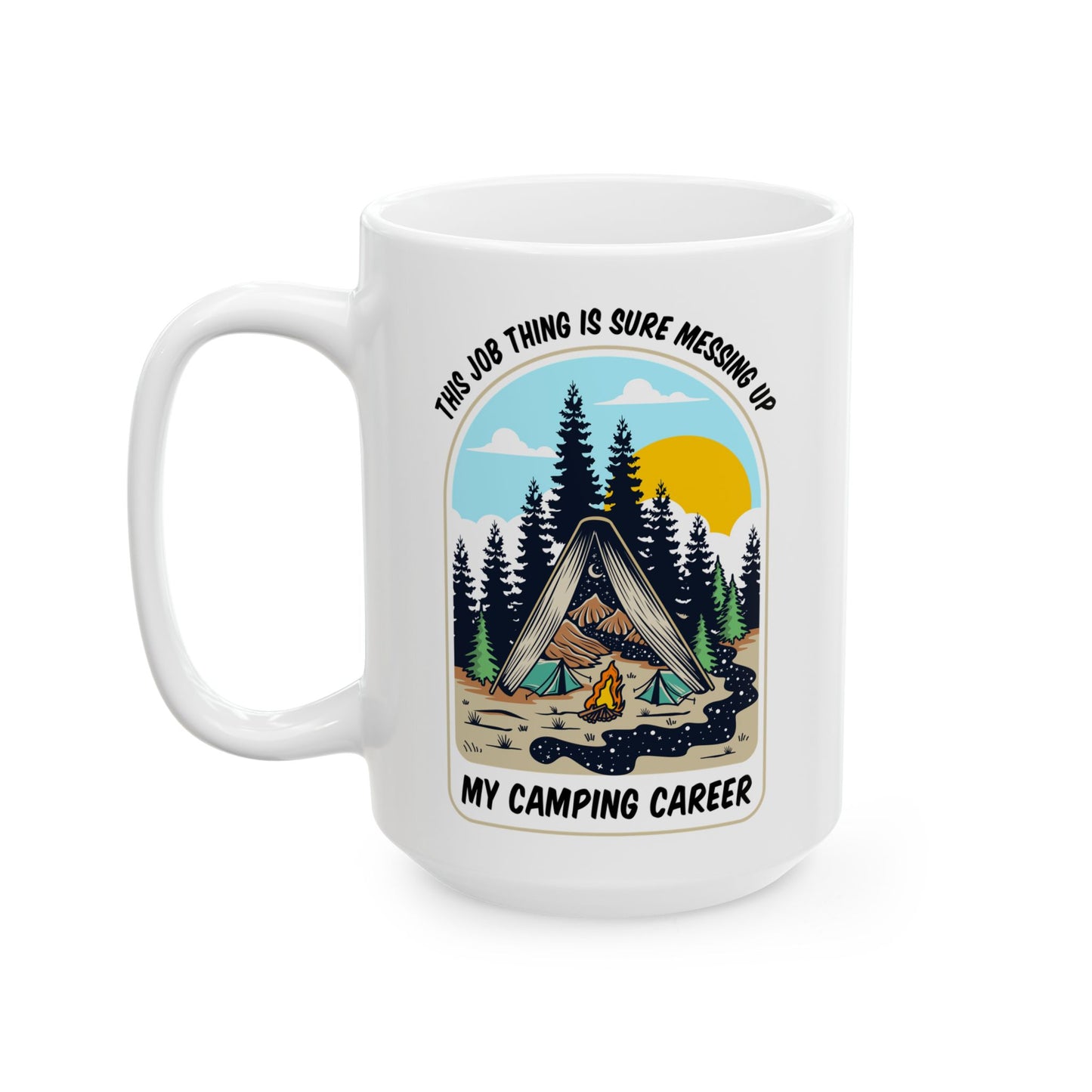 Adventure Awaits Ceramic Mug, (11oz, 15oz)