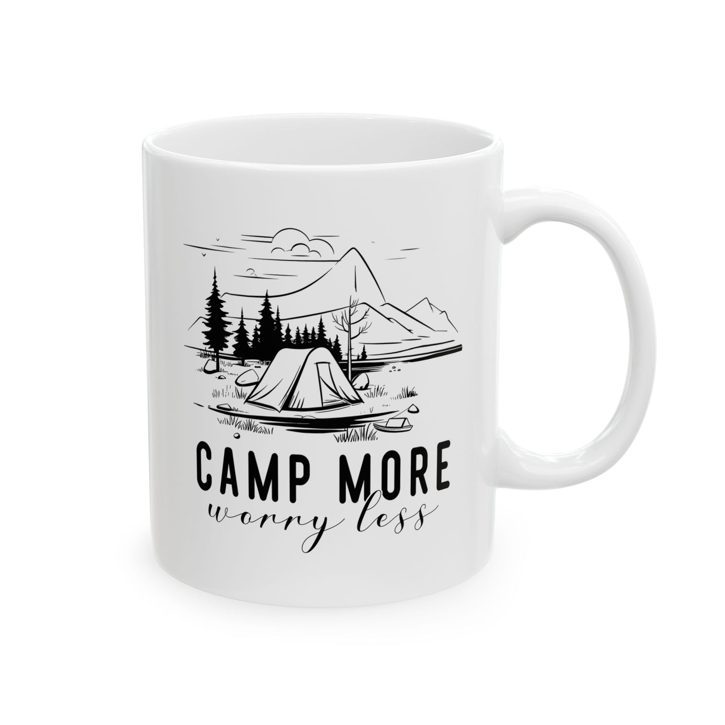 Camping Adventures Ceramic Mug, (11oz, 15oz)