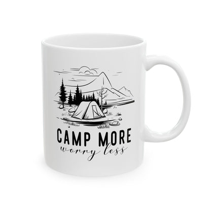 Camping Adventures Ceramic Mug, (11oz, 15oz)