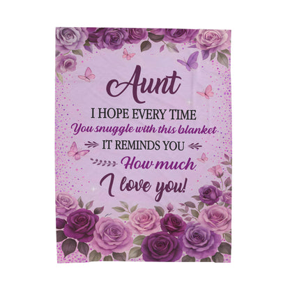 Aunt I Hope Every Time You Snuggle With This Blanket