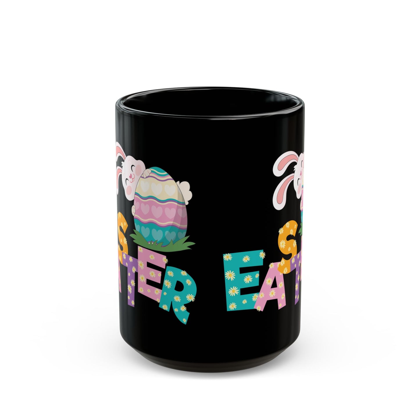 Happy Easter  Black Mug (11oz, 15oz)