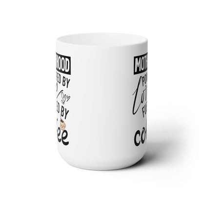 Motherhood Powered by Love Fueled by Coffee Mug - Perfect Gift for Moms