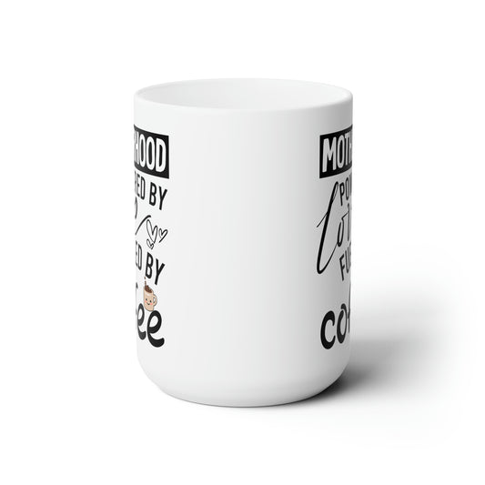 Motherhood coffee 15oz white mug