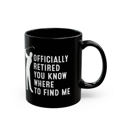 Officially Retired Golf Mug – Perfect Gift for Retirees