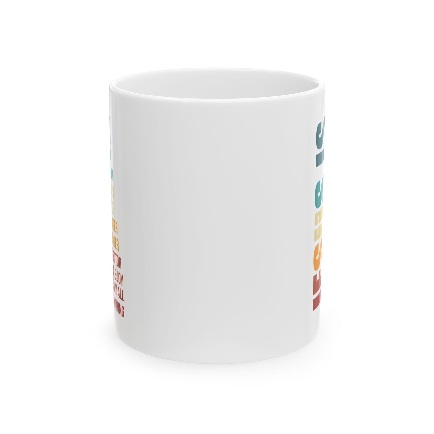 Jesus Is My Everything Mug – Christian Rainbow Typography Cup