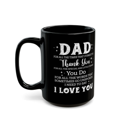 Dad Black Mug (11oz, 15oz)