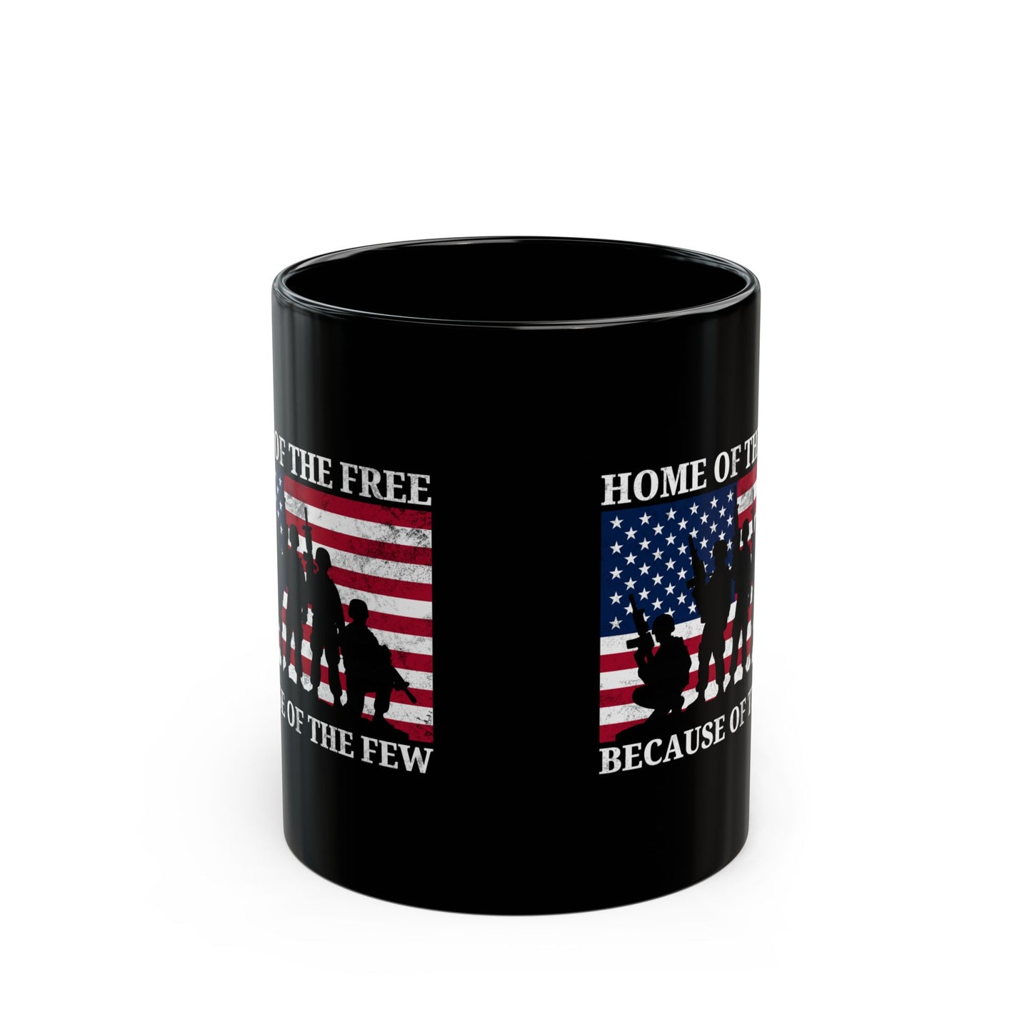 Home of the Free Because of the Few Mug – Patriotic Military Coffee Cup