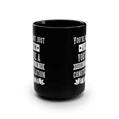 Black Mom Coffee Mug – Constellation-Inspired Gift for Mom