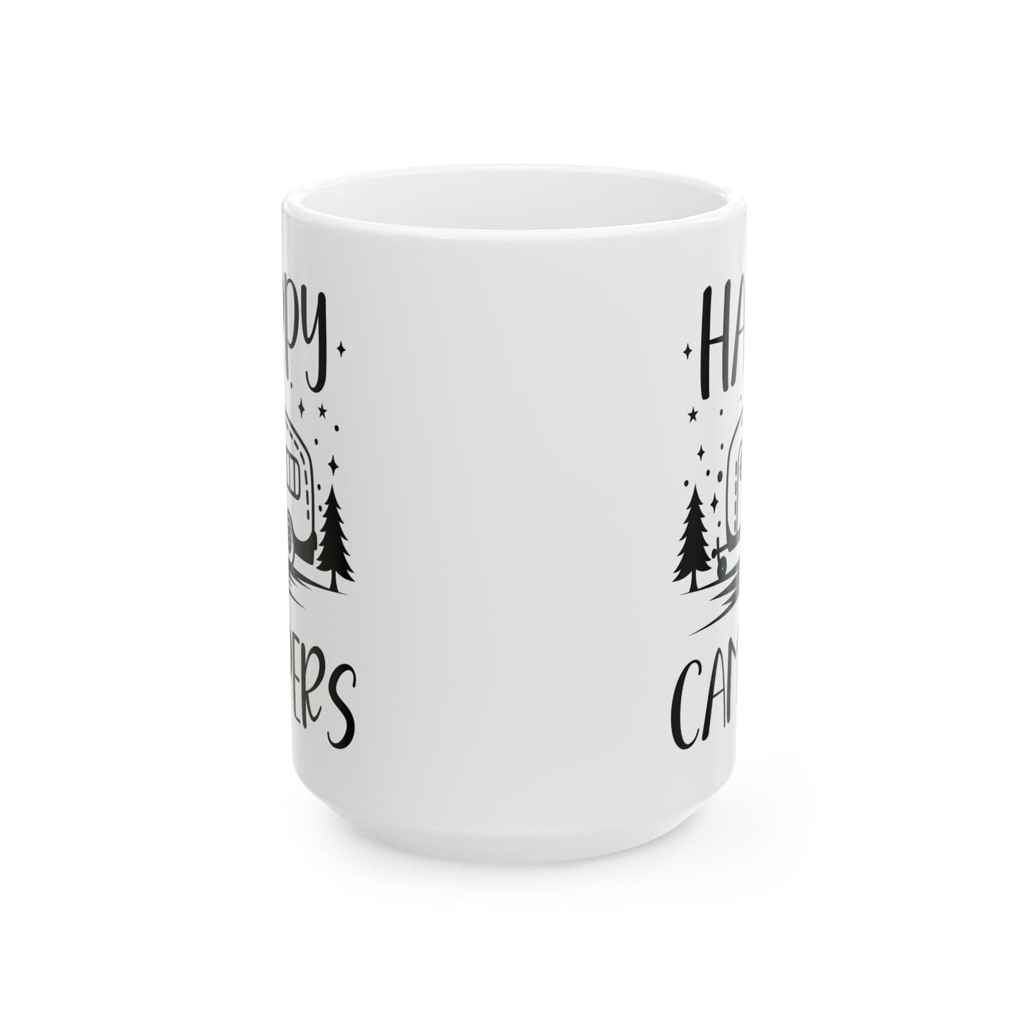 Happy Campers Ceramic Mug, (11oz, 15oz)