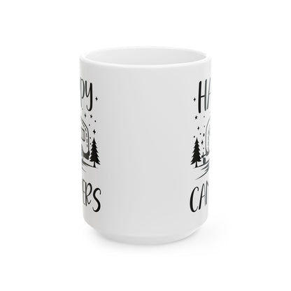 Happy Campers Ceramic Mug, (11oz, 15oz)