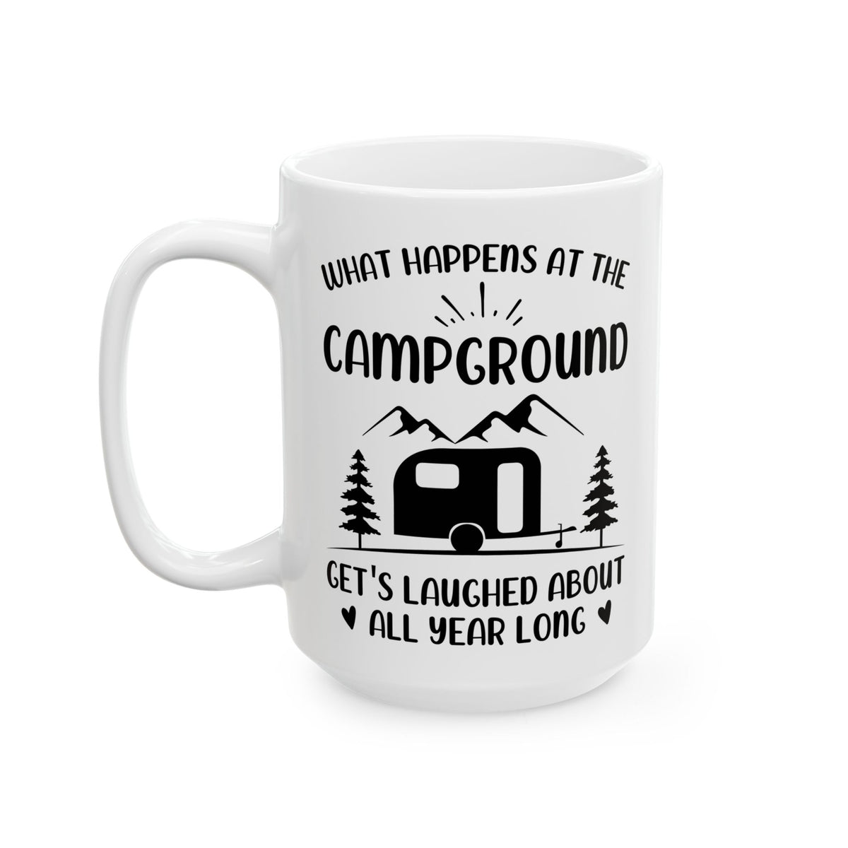 Rustic Camping Adventure Ceramic Mug, (11oz, 15oz)