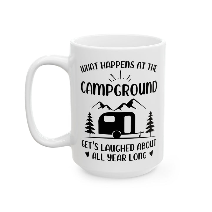 Rustic Camping Adventure Ceramic Mug, (11oz, 15oz)