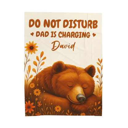 DO NOT DISTURB DAD IS CHARGING David