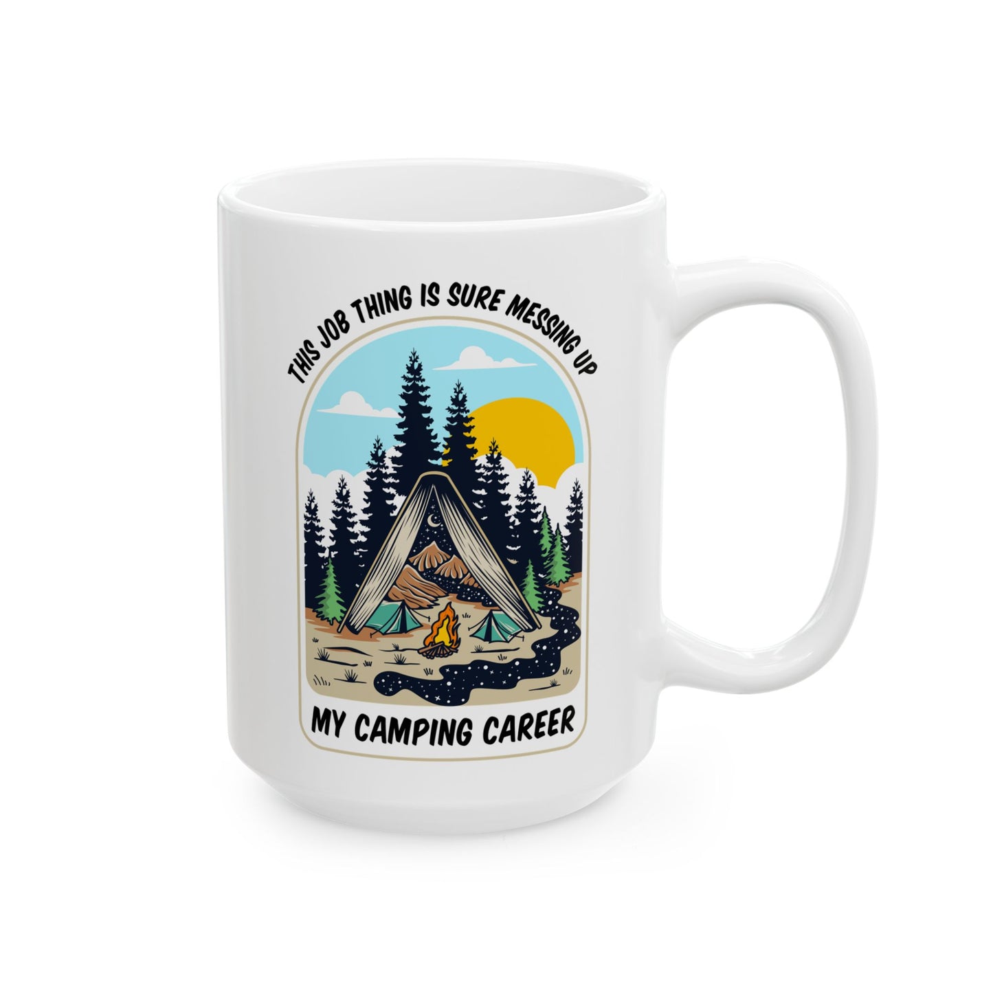 Adventure Awaits Ceramic Mug, (11oz, 15oz)