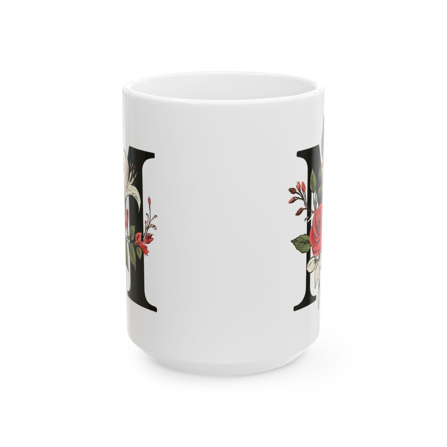 M white Mug, (11oz, 15oz)