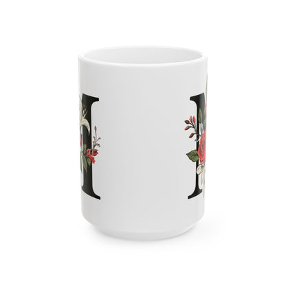 M white Mug, (11oz, 15oz)