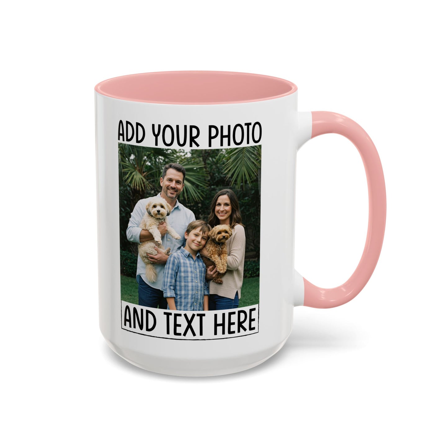 Life Is Better With Dogs & Kids – Funny Pet Parent  Accent Coffee Mug (11, 15oz)