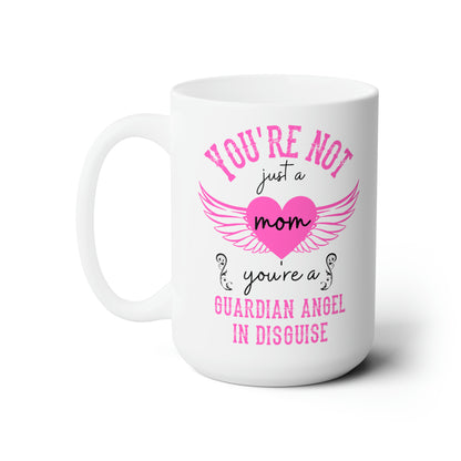 Mom Guardian Angel Mug Thoughtful Gift for Mother's Day, Birthday, and Christmas