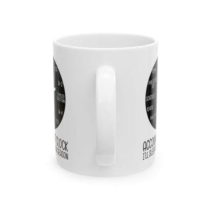 Accountant Clock Mug – Funny Tax Season Gift for CPAs & Bookkeepers