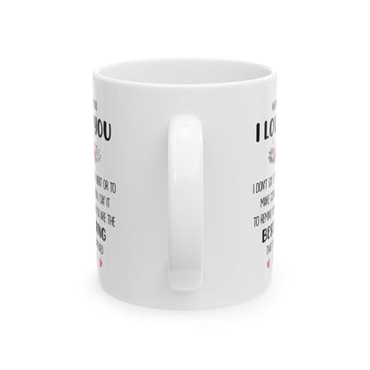 I Love You Mug with Flowers – Romantic Gift for Her or Him