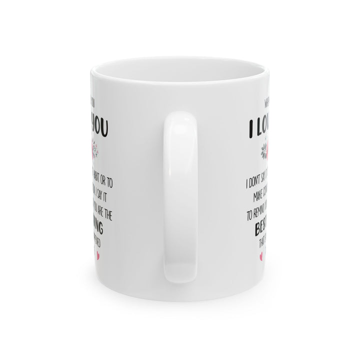 I Love You Mug with Flowers – Romantic Gift for Her or Him
