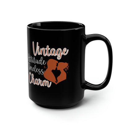 Vintage Attitude Timeless Charm Coffee Mug – Retro Style Cup