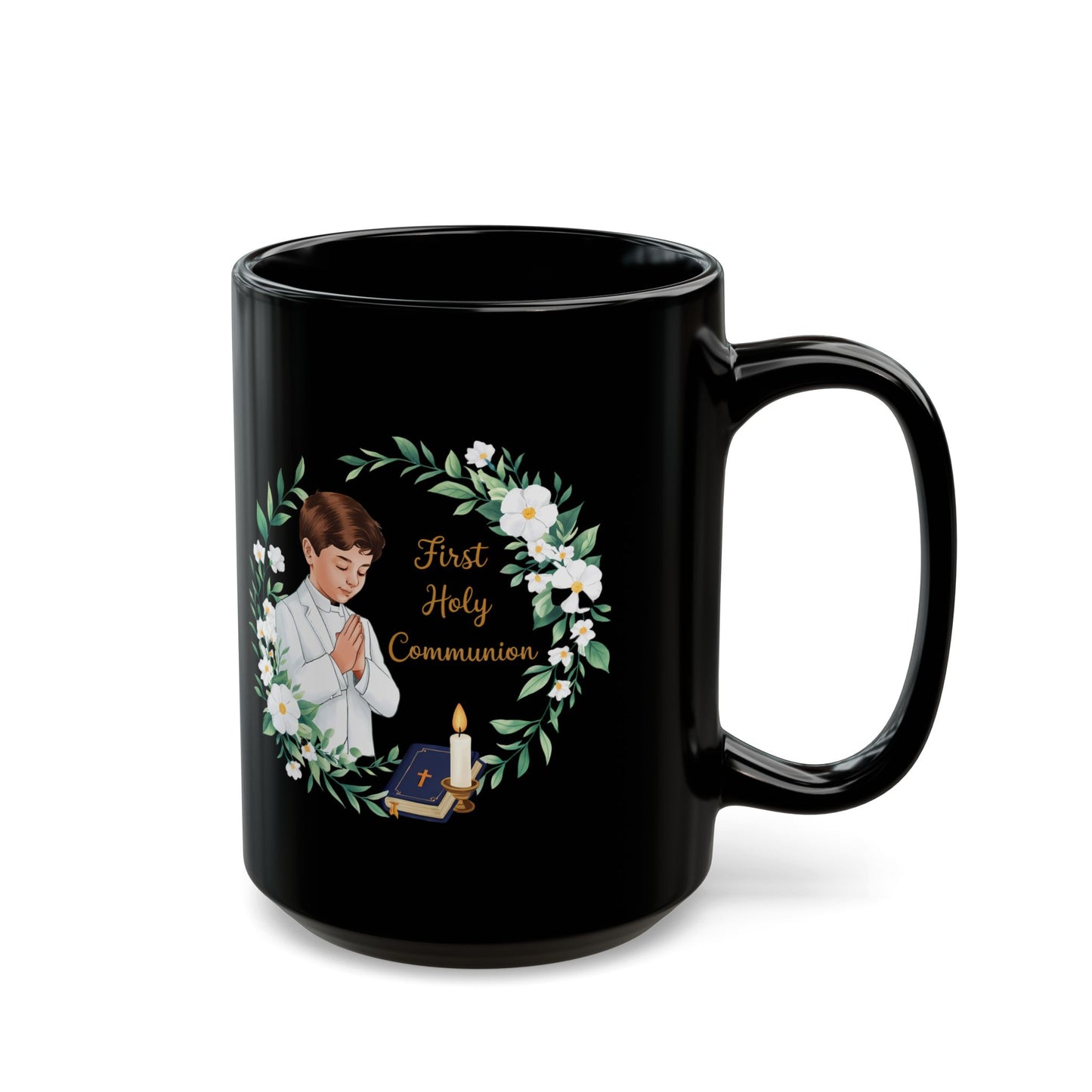 First Holy Communion day  Black Mug (11oz, 15oz)