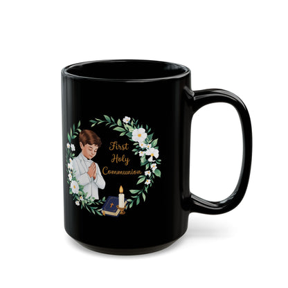 First Holy Communion day  Black Mug (11oz, 15oz)