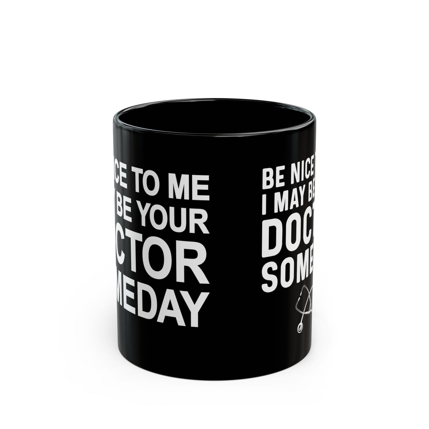 Funny Black Coffee Cup for Medical Students – Bold Med School Gift for Future Doctors
