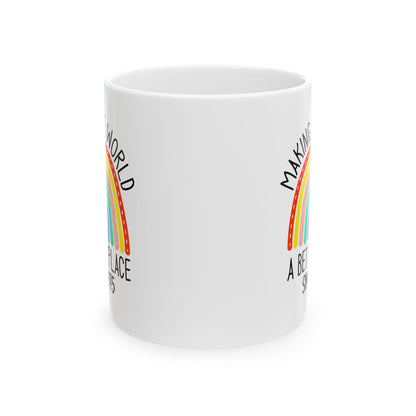 making the world 1975 Ceramic Mug, (11oz, 15oz)