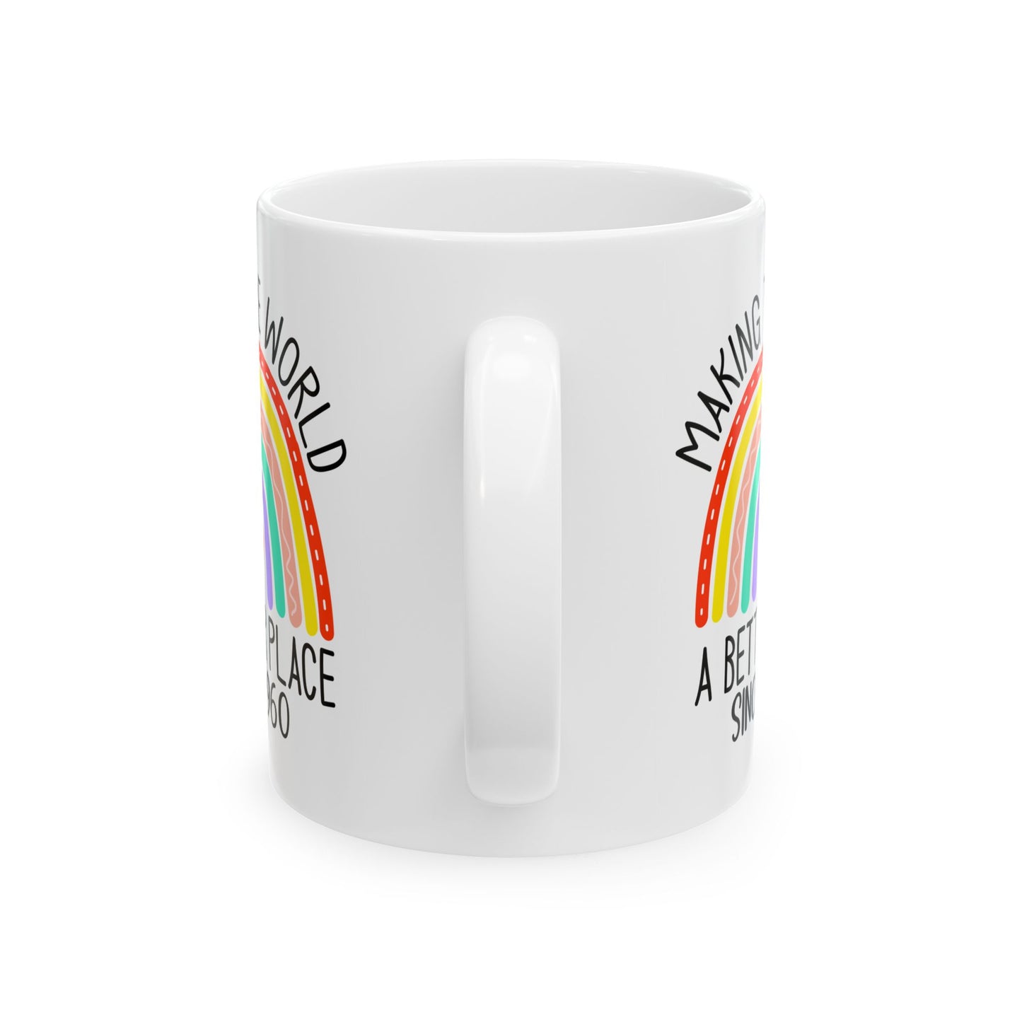 making the world 1960 Ceramic Mug, (11oz, 15oz)