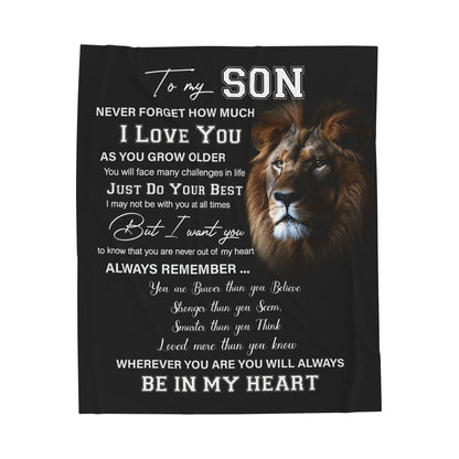 To My Son Blanket